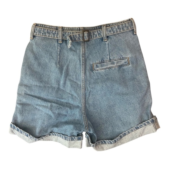 Retrofete High Rise Jean Shorts Sz 24 100% Cotton - Picture 2 of 4